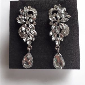 Women's Crystal Party Jewelry Dangle Earrings